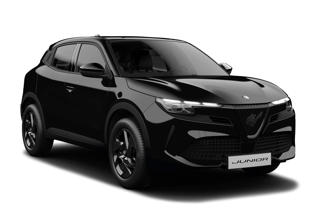 Alfa-Romeo-Junior-Ibrida-Svart-Tortuna